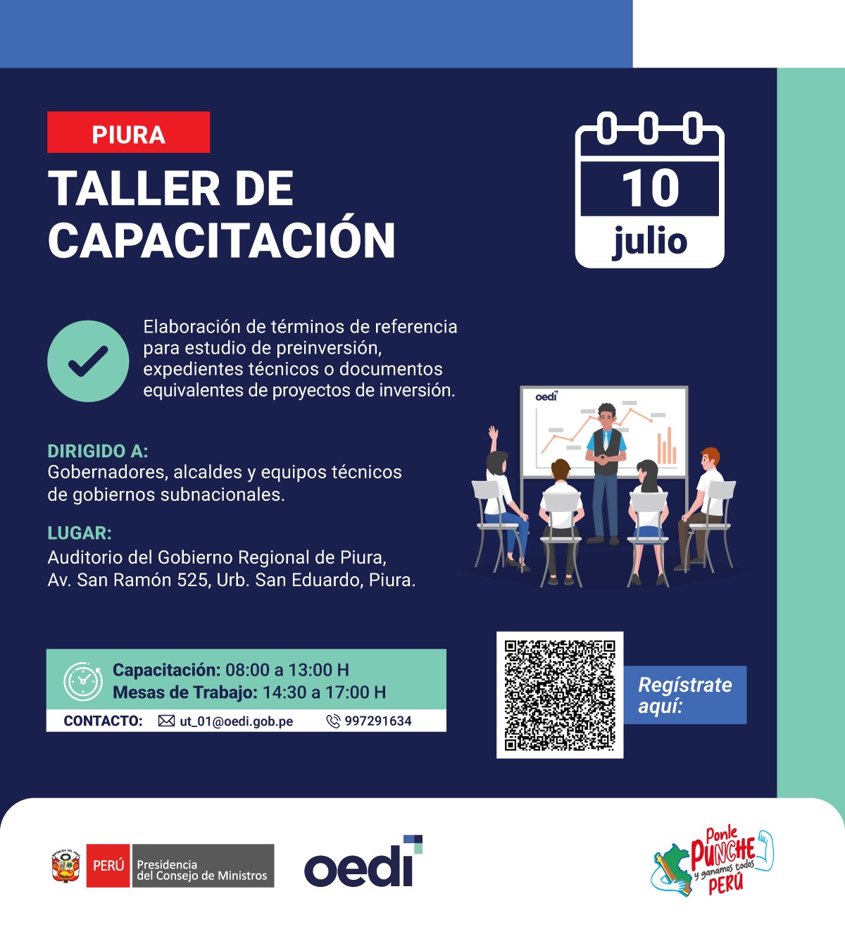 OEDI-Organismo - 🙌 ¡#OEDI continúa su Plan de Capacitaciones en Piura ...