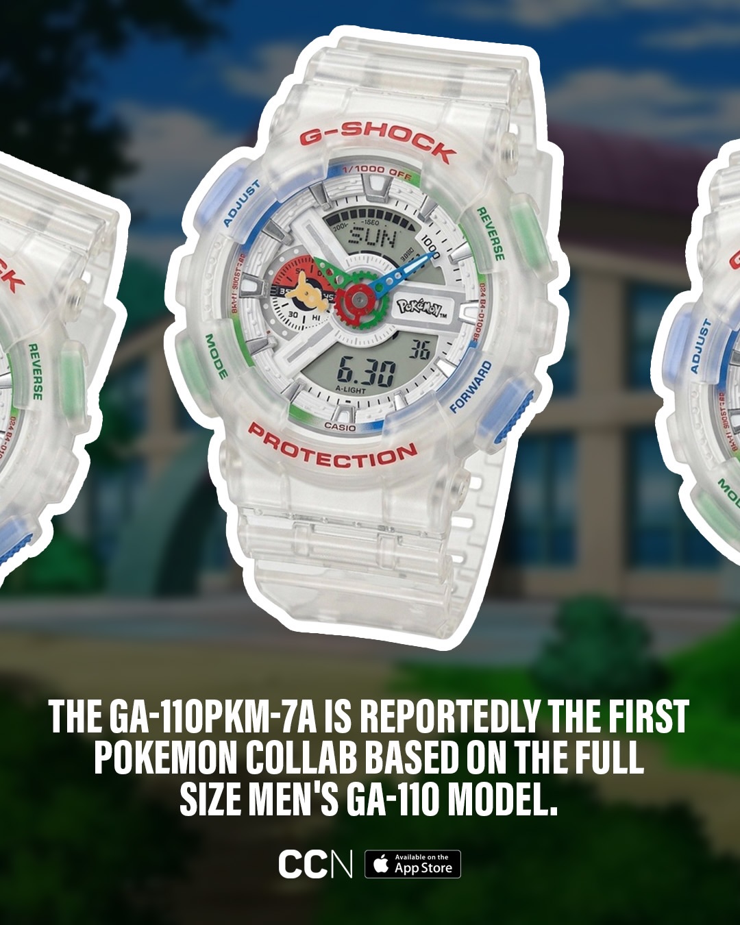 🚨 Pokémon x G-SHOCK just leveled up 🚨 ✓ The GA-110PKM-7A is