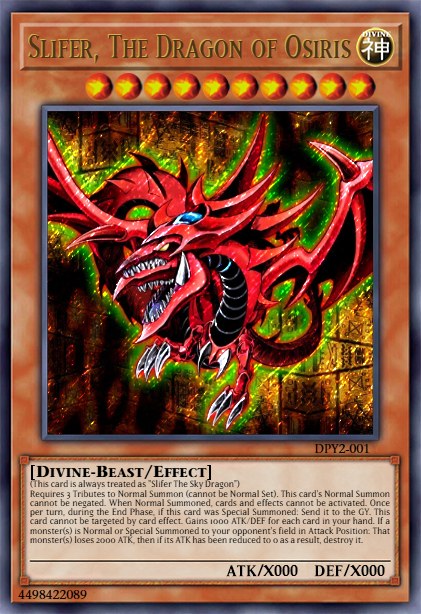 osiris yugioh card Yu Gi Oh Legendary Collection Ultra Rare God Set of 3 Egyptian God Cards Slifer, Obelisk Ra (Limited Edition) Ultra Rare Version : Toys & Games Manga card version of Slifer.