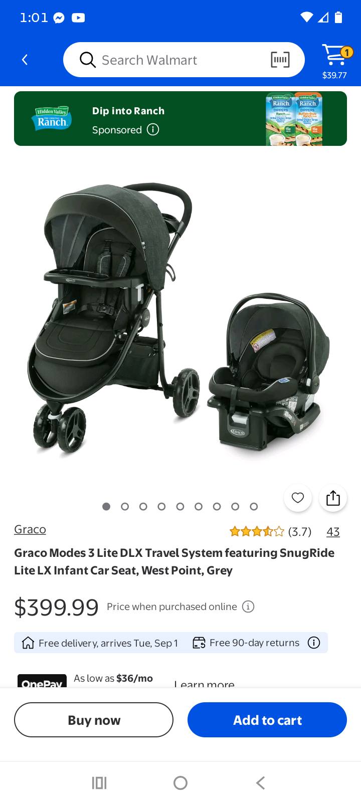 Gently used stroller and car seat for sale | Nixa, MO