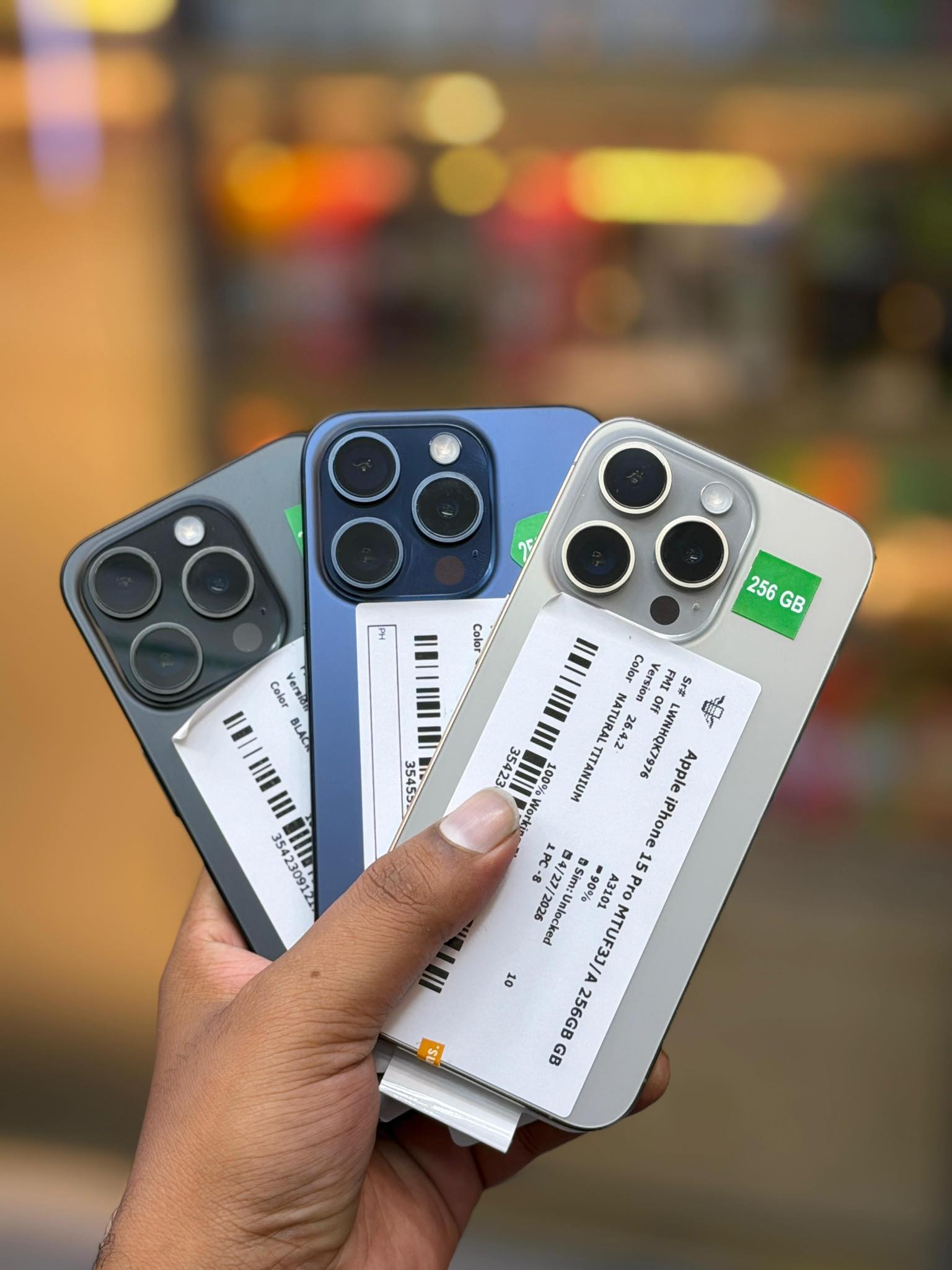 ? iPhone 15 Pro ? ? 128GB – Rs. 217,990/= ? 256GB – Rs 