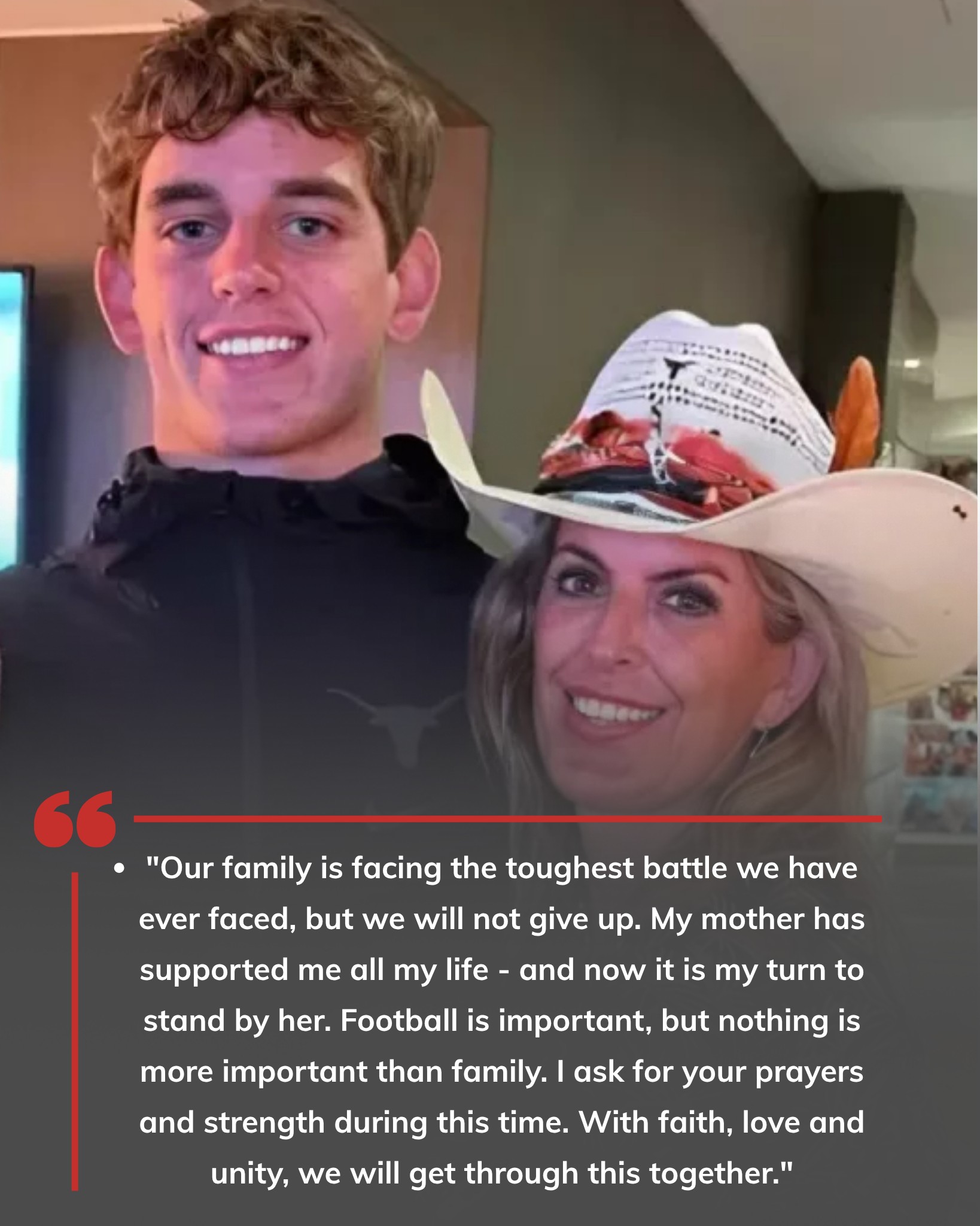 Burnt - SAD NEWS: Texas Longhorns star Arch Manning and his family are ...