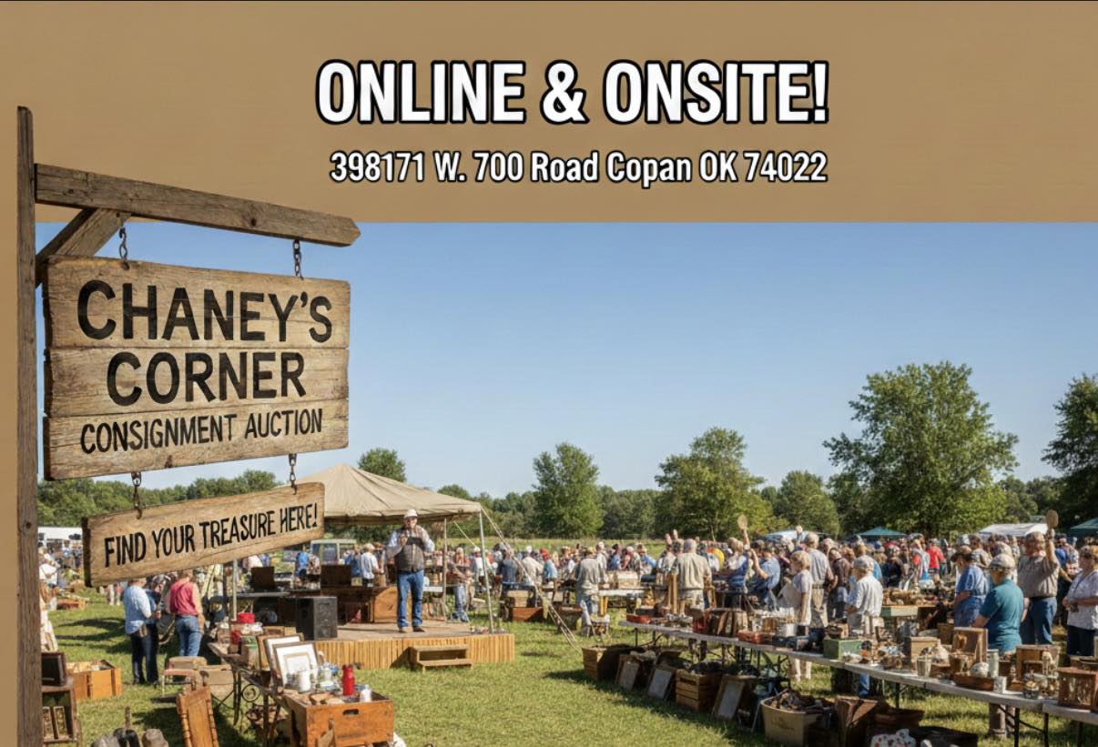 Chaney’s Corner Consignment Auction & Flea Market | Copan OK