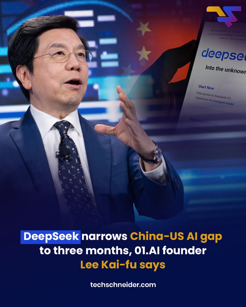 Techschneider - Chinese AI startup DeepSeek has... | Facebook