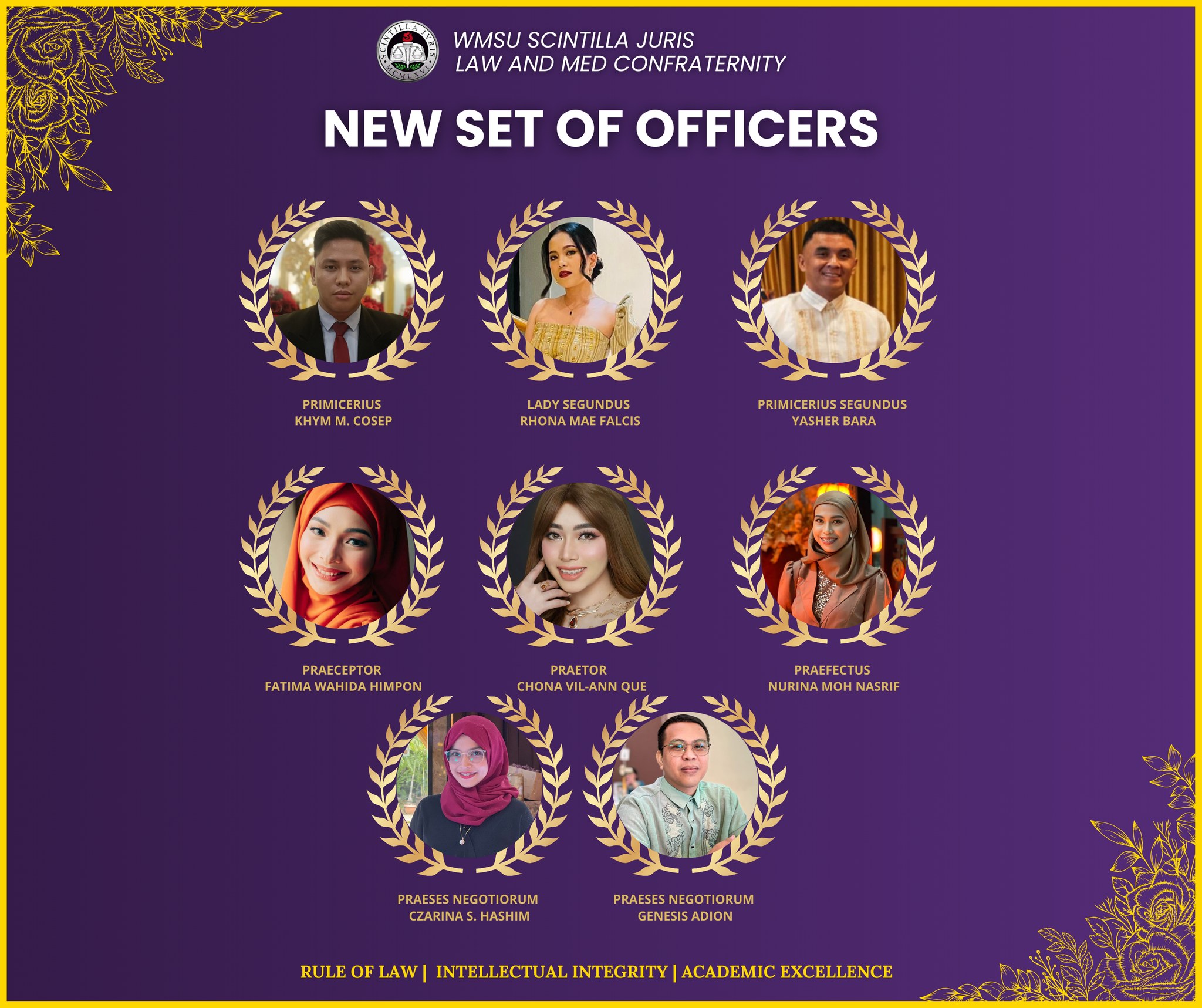 WMSU - SJ - Here are the new set of officers of the WMSU... | Facebook