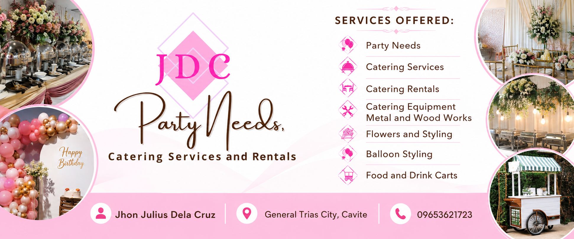 JDC Party Needs, Catering Services and Rentals | General Trias