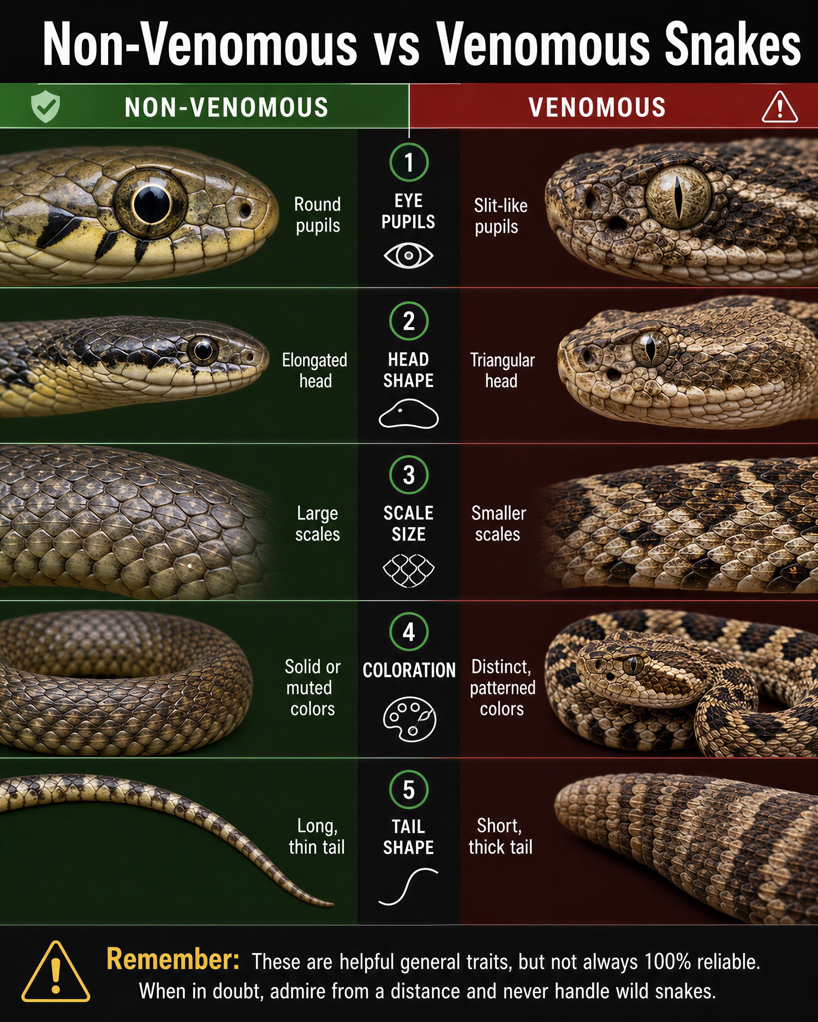 Happy World Snake Day 🐍! Many people ask the differences between