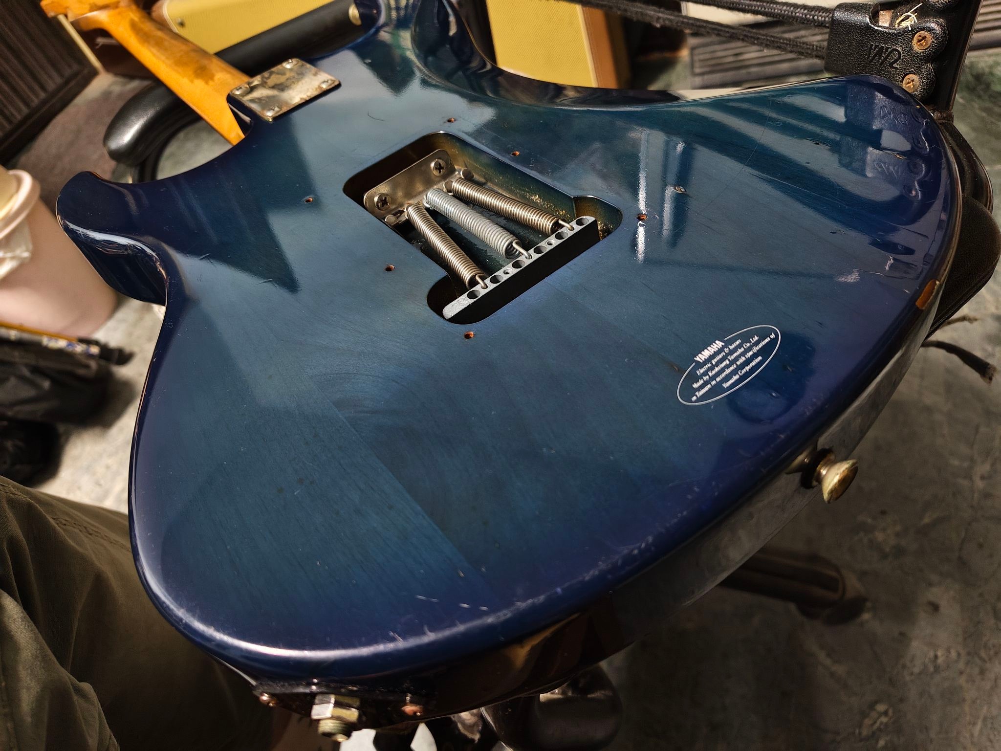 Yamaha PAC312 guitar with nice fingerboard grain