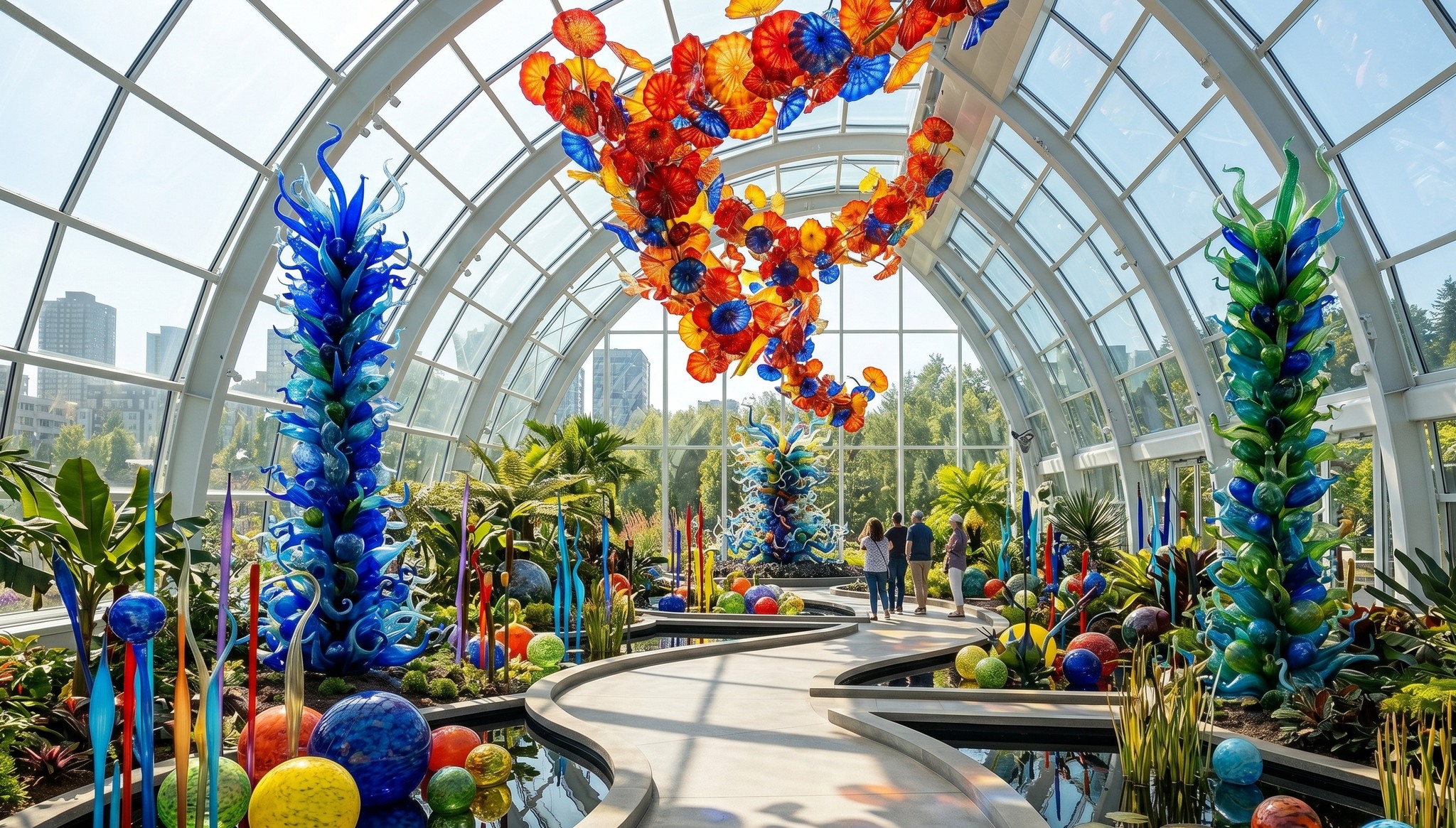 Chihuly has redefined the conservatory or botanical garden