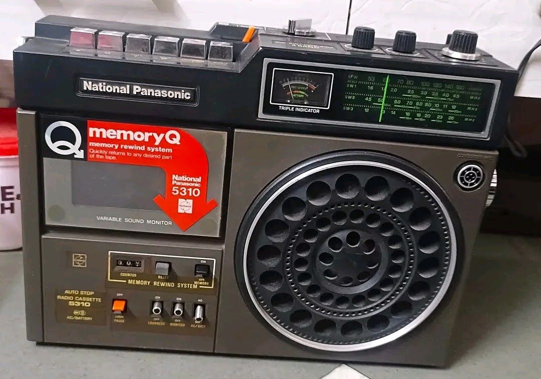 National Panasonic 5310 radio cassette recorder for sale