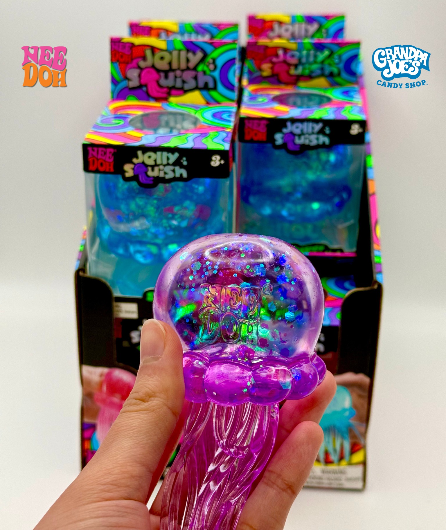 Needoh Jellysquish now available at Grandpa Joe's Candy Shop