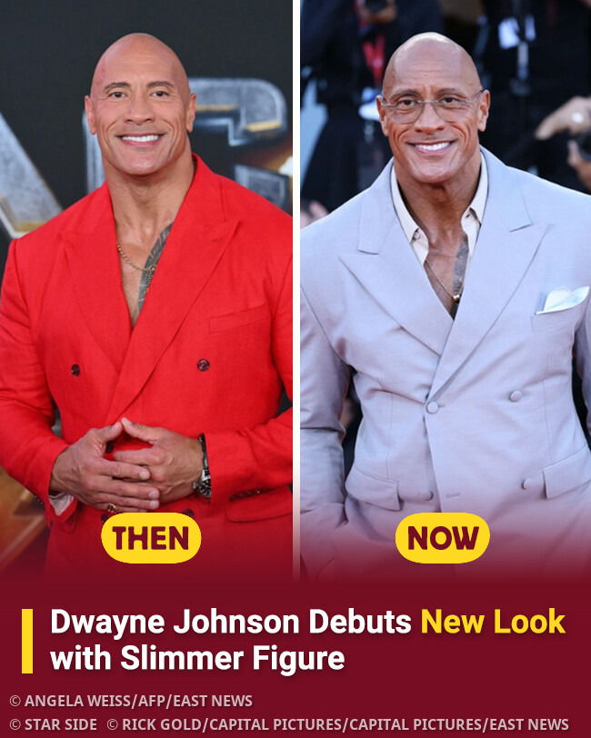 Star - Dwayne Johnson, aka “The Rock,” stunned fans with a much slimmer ...