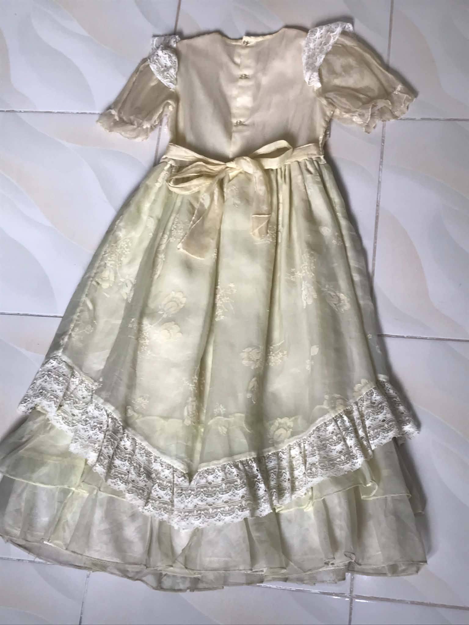 sears gold dress 130 PESOS, Vintage-style Sears, Roebuck and Co. dress✨ Wedding dress