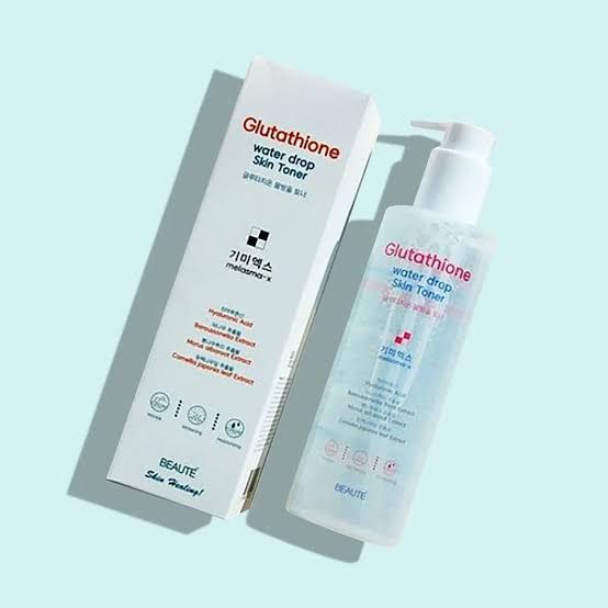 Beaute Melasma-X Glutathione Water Drop Skin Toner 🔎 সংক্ষিপ্ত পরিচিতি: এই টোনারটি একটি ওয়াটার ড্রপ ফর্মুলা 🫧 যা ত্বকে দ্রুত শোষিত হয় এবং নন-স্টিকি ভাবে 