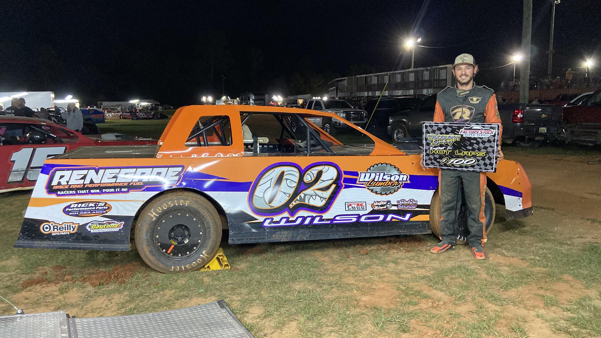 Wilson Racing - Good start to the night 🏁 Jc set the... | Facebook