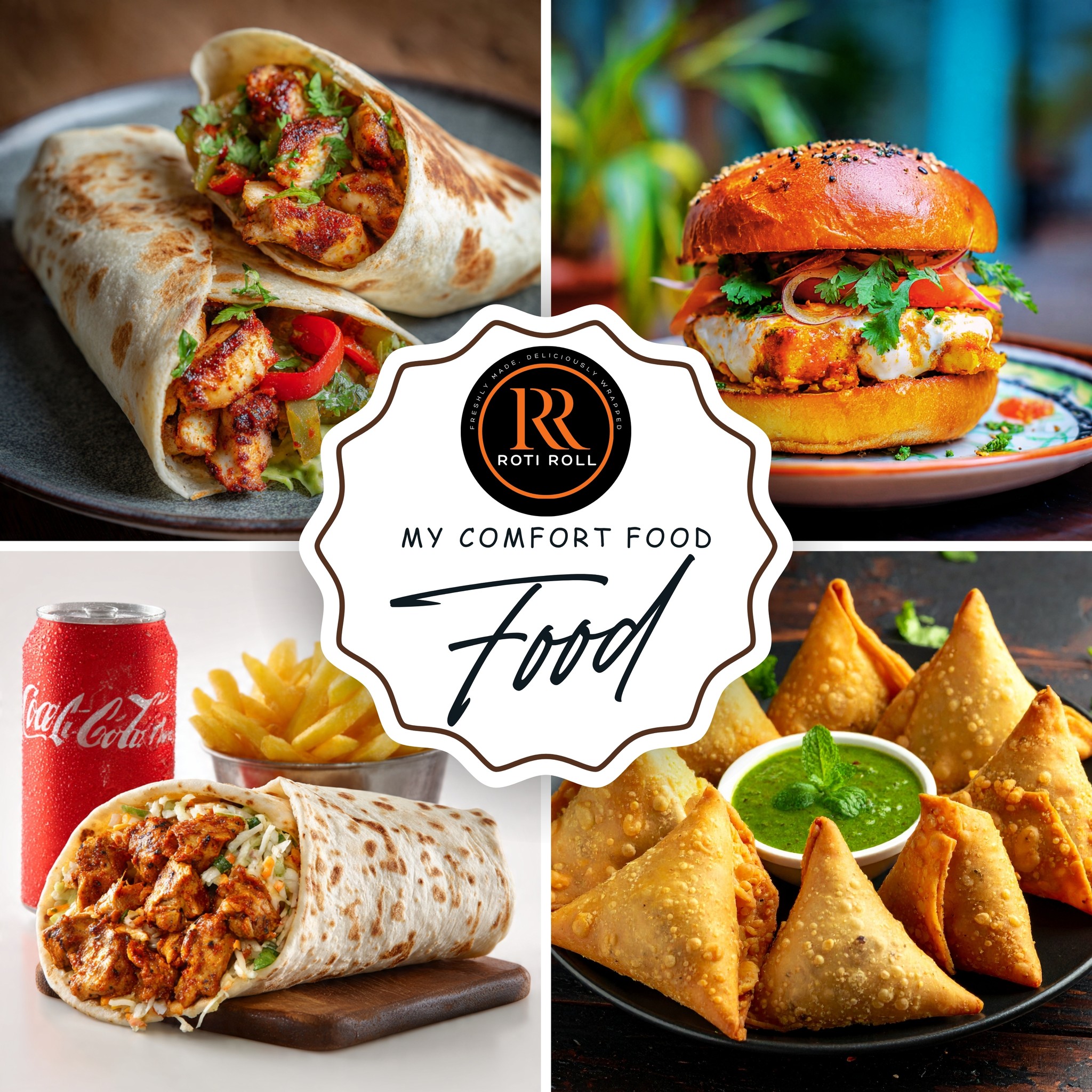Roti - 🌯🍔🥟 Craving the real taste of India? From juicy Kathi Rolls to ...
