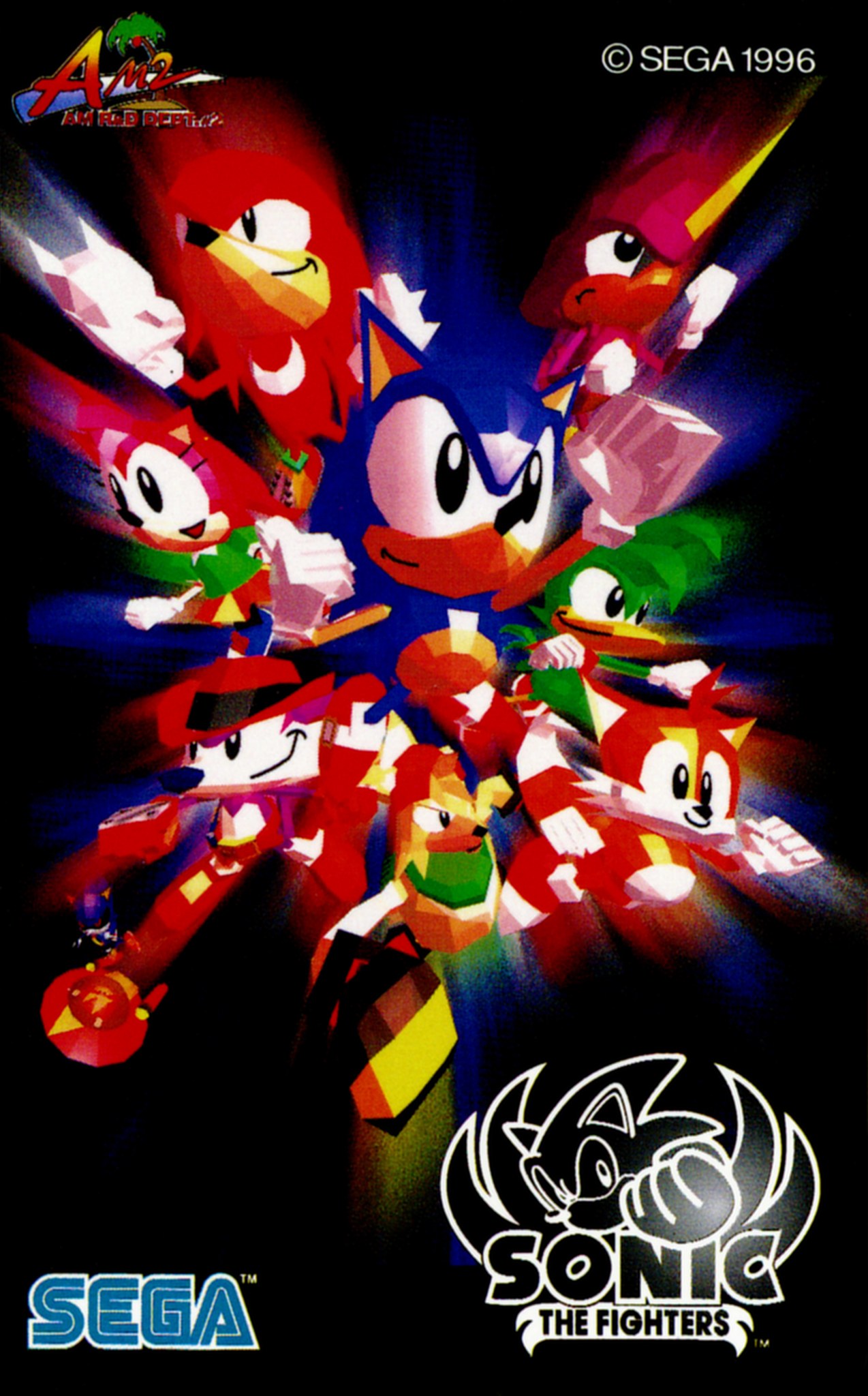 Sonic the Fighters phone card from Japan