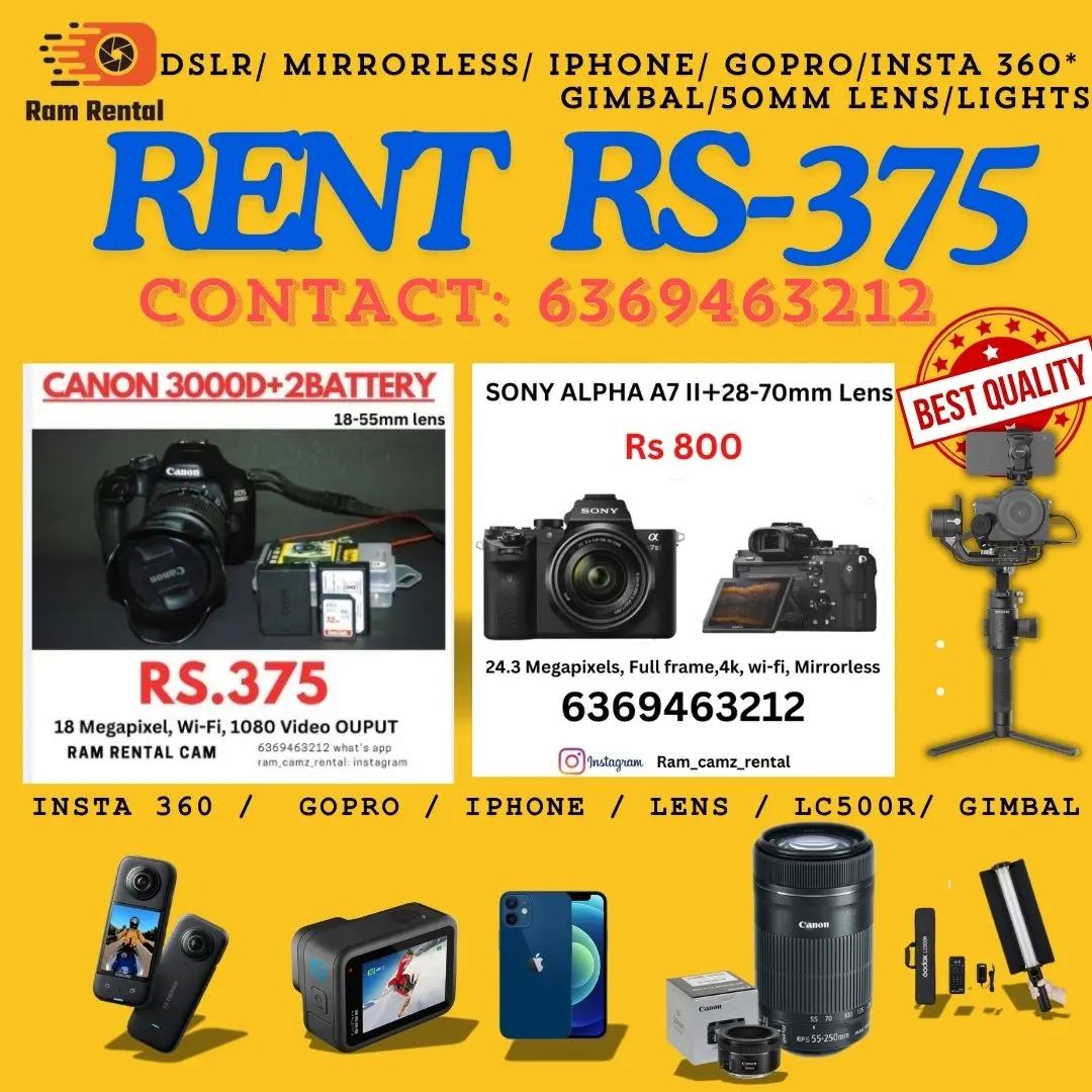 Ram Rental camera