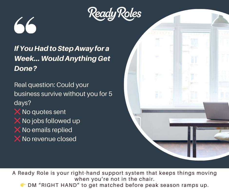 Ready Roles - Real question: Could your business survive... | Facebook