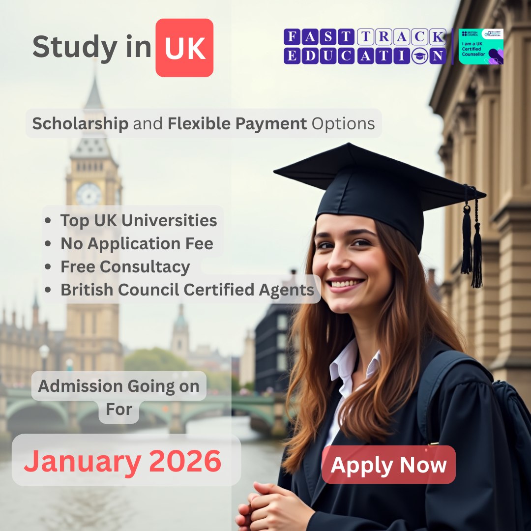 Fast - Study in the UK – January 2026 Intake Fast Track Education is ...