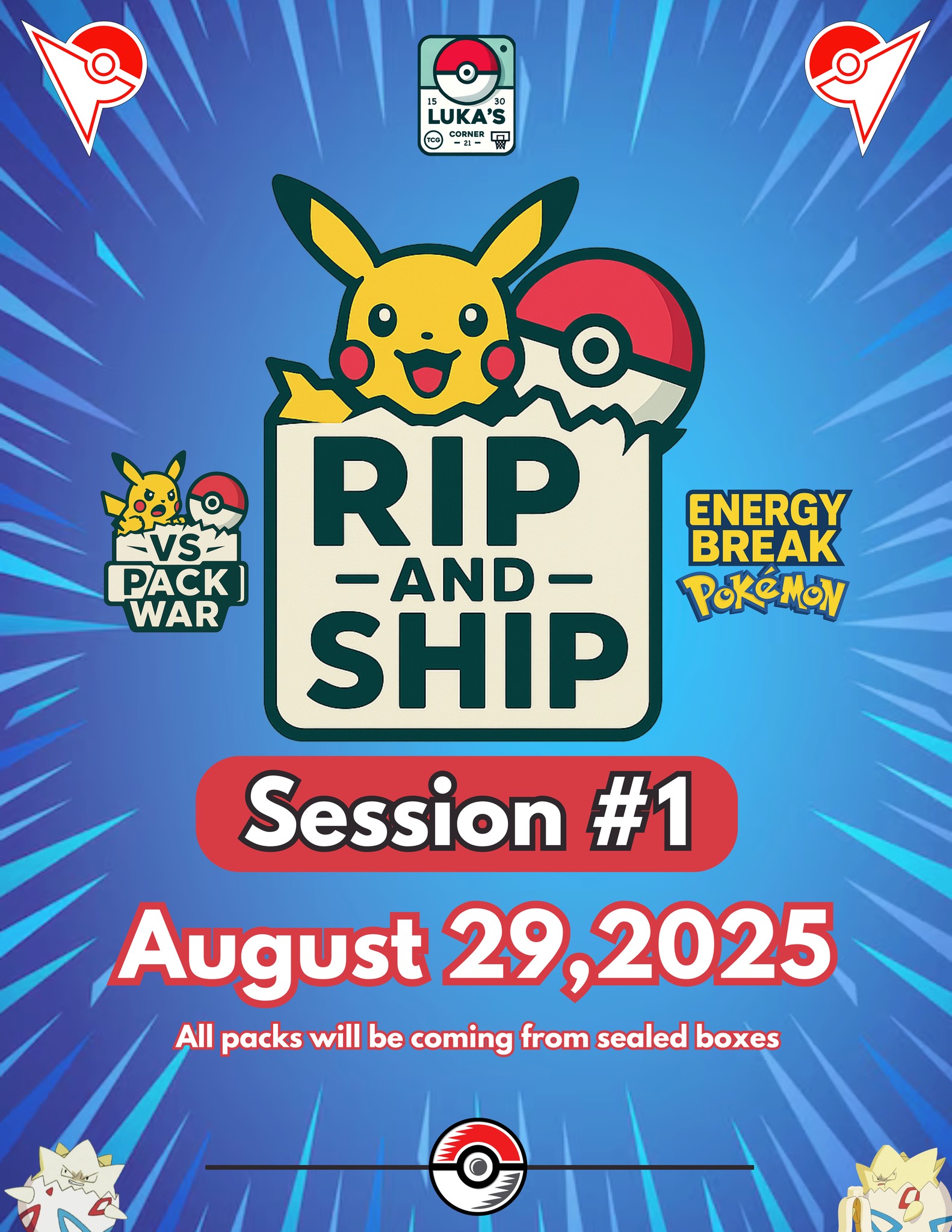 Luka’s Corner - 🎉 RIP N SHIP SESSION #1 – AUGUST 29 🎉 📦... | Facebook