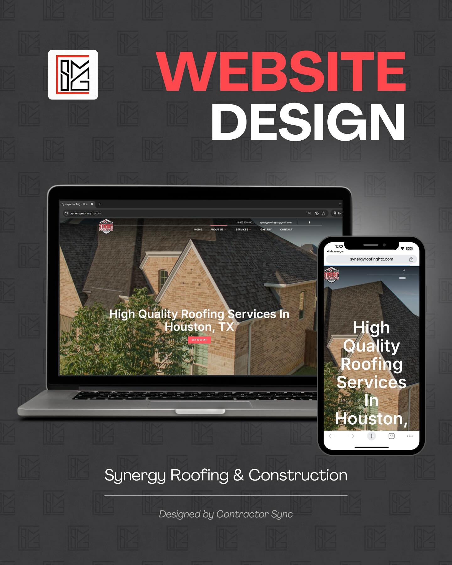 Contractors - We built a powerful new website for @synergyroofinghtx to ...