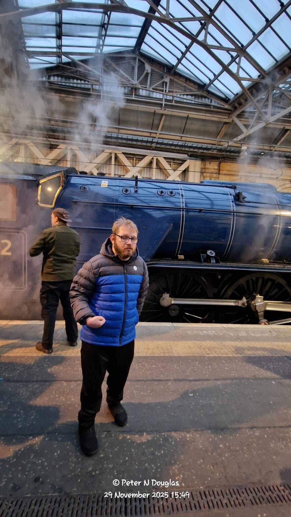 ペーター A2 Class Blue Peter At Edinburgh Waverley After the Steam Dreams