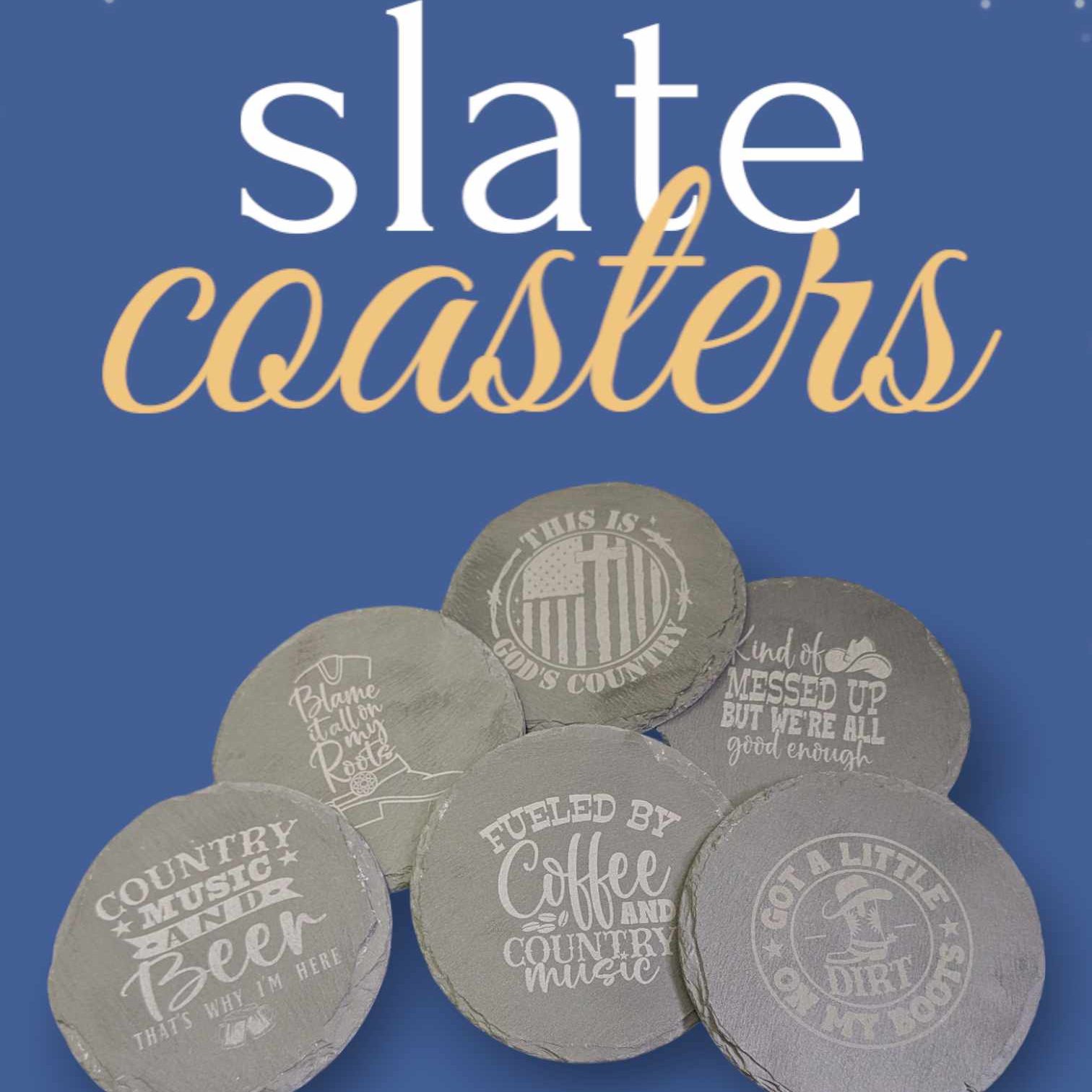 Cedar - New Slate Coasters – Just $6 Each! Looking for the perfect ...