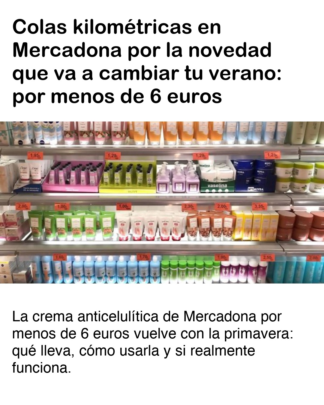 l carnitina mercadona precio ya tiene una de esas novedades de temporada que entran directas por precio, formato y promesa visual. Se trata de la crema corporal anticelulítico reafirmante Deliplus, un bote de 400 ml bpc-157 legality united states Category_Default Category/HÄLSA & KOSTTILLSKOTT/FUNKTIONSINDELAT/RCP Pack Size:100 Capsules