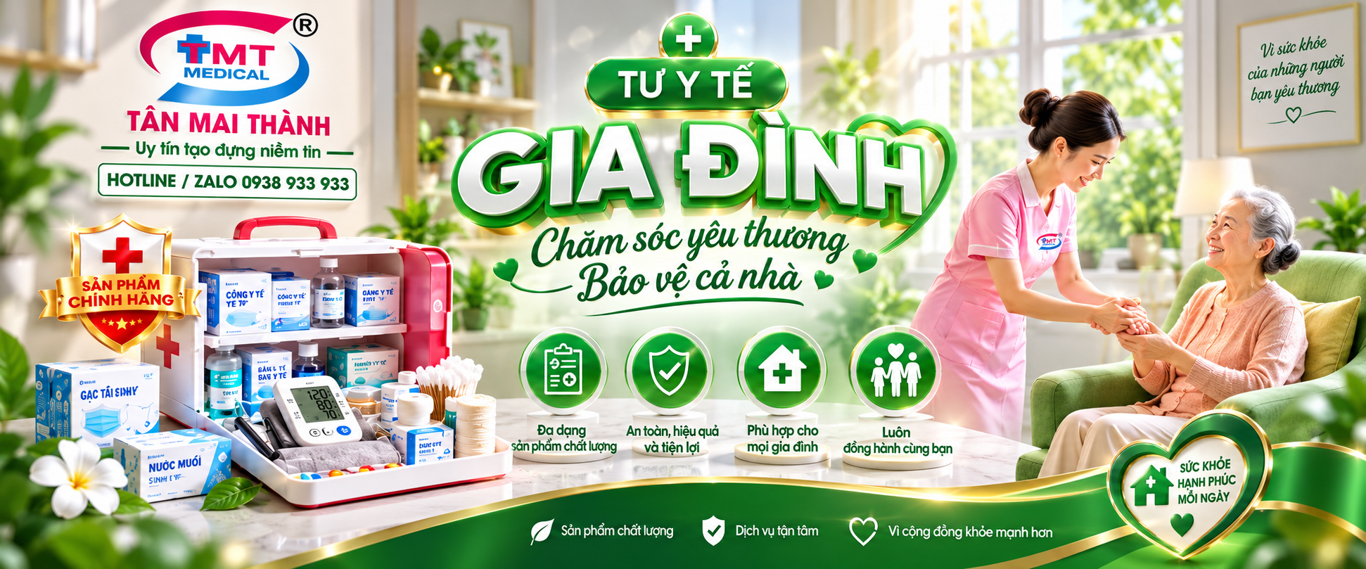 Tủ Y Tế Gia Đình - Chăm Sóc Người Cao Tuổi & Người Bệnh | Ho Chi Minh City