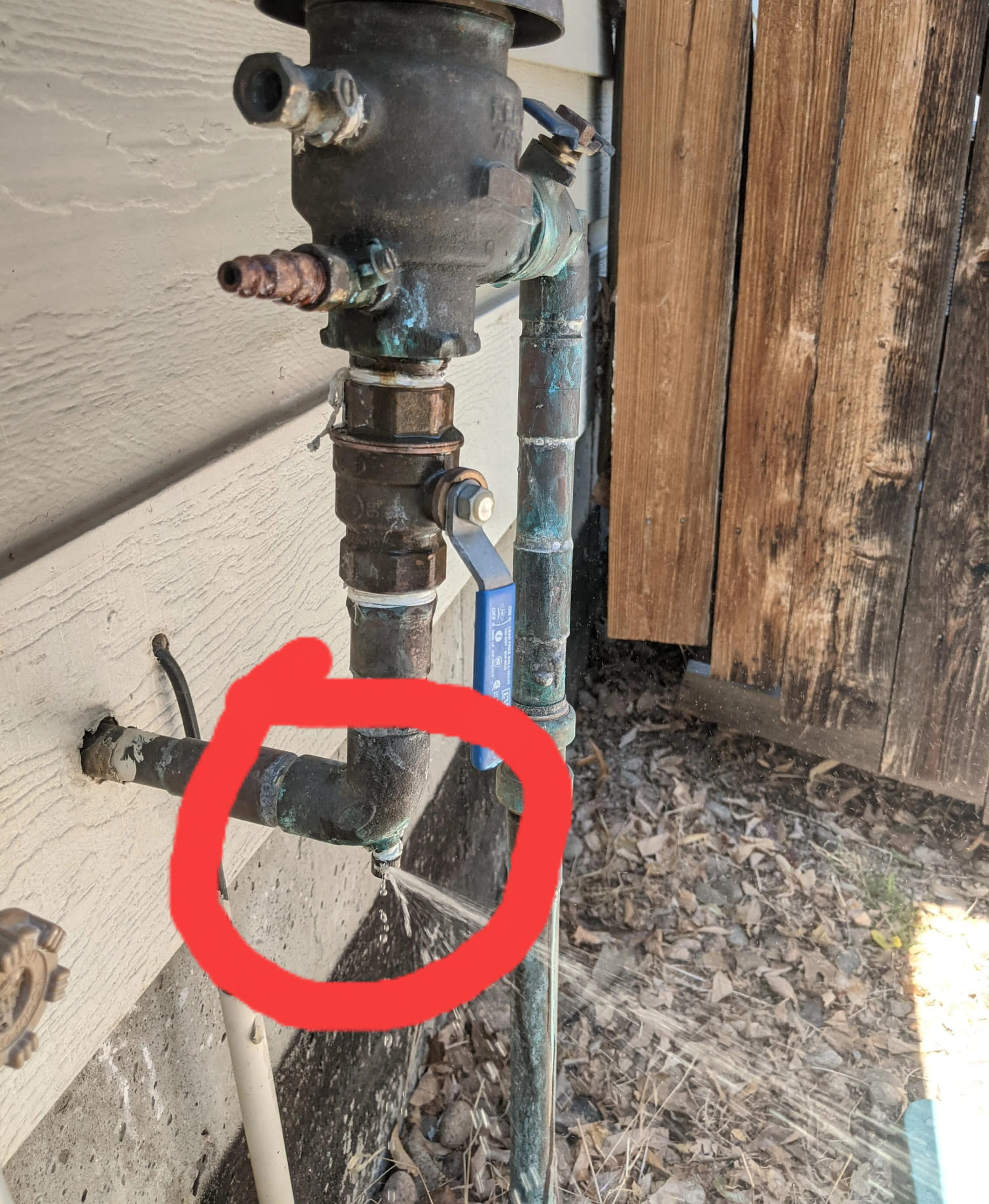replumb - How should I fix this leak between main and anti... | Facebook