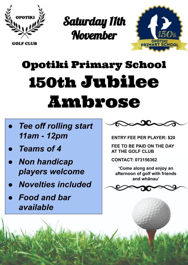 Ōpōtiki Primary School 150th Jubilee