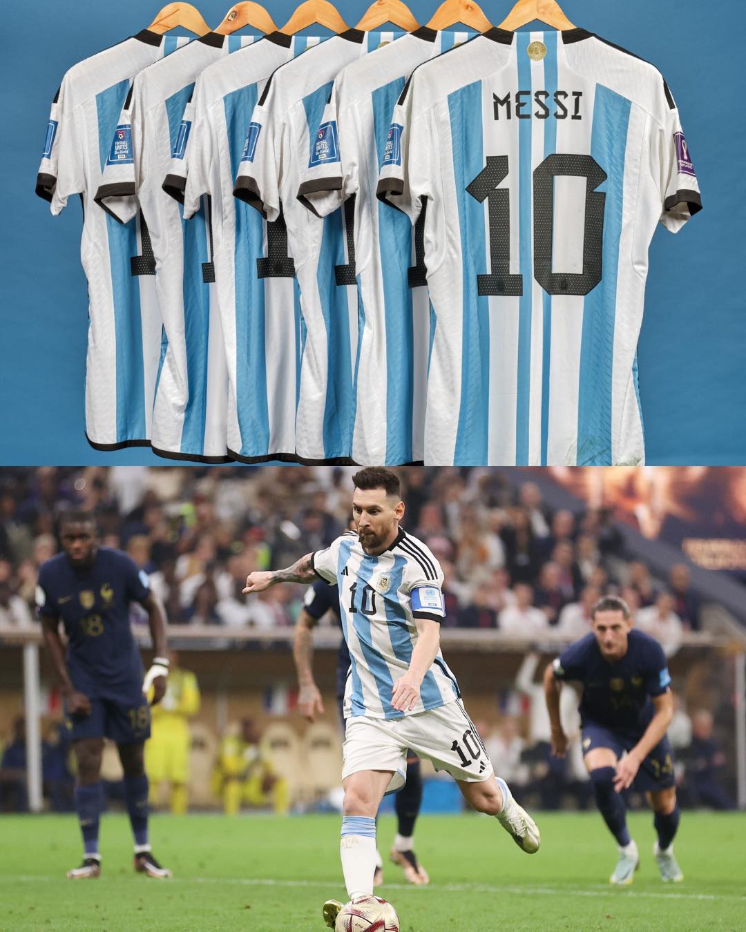My whole story in one collection: six hand-signed shirts, six hand