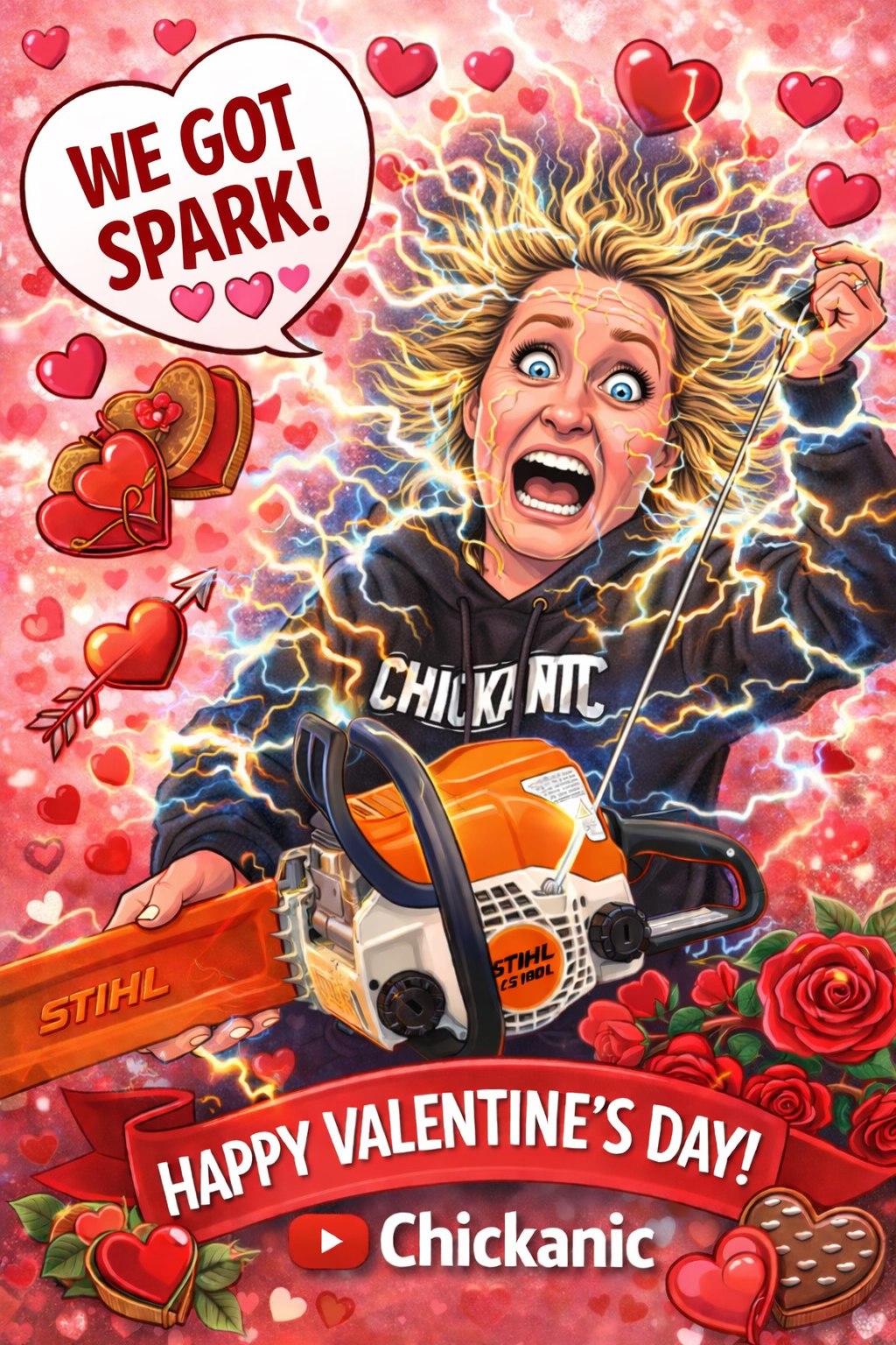 Chickanic - Wishing y'all a wonderful Valentine's! Thanks for being you ...