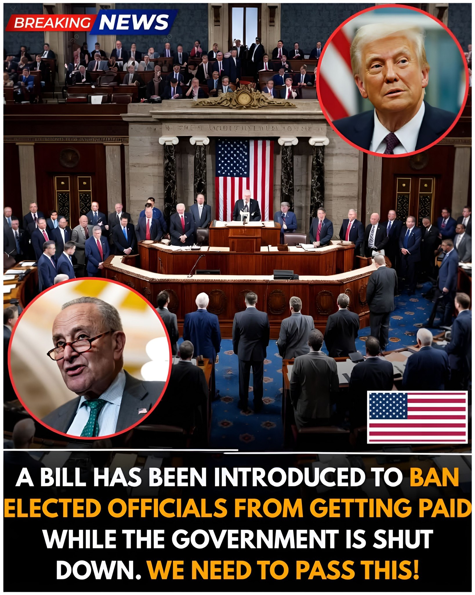 If Congress can't do its job and pass spending bills, why should
