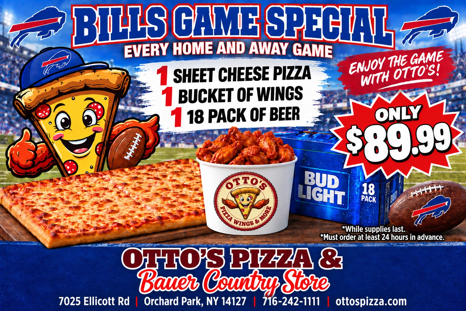 Otto's Pizza Wings & More | Orchard Park NY
