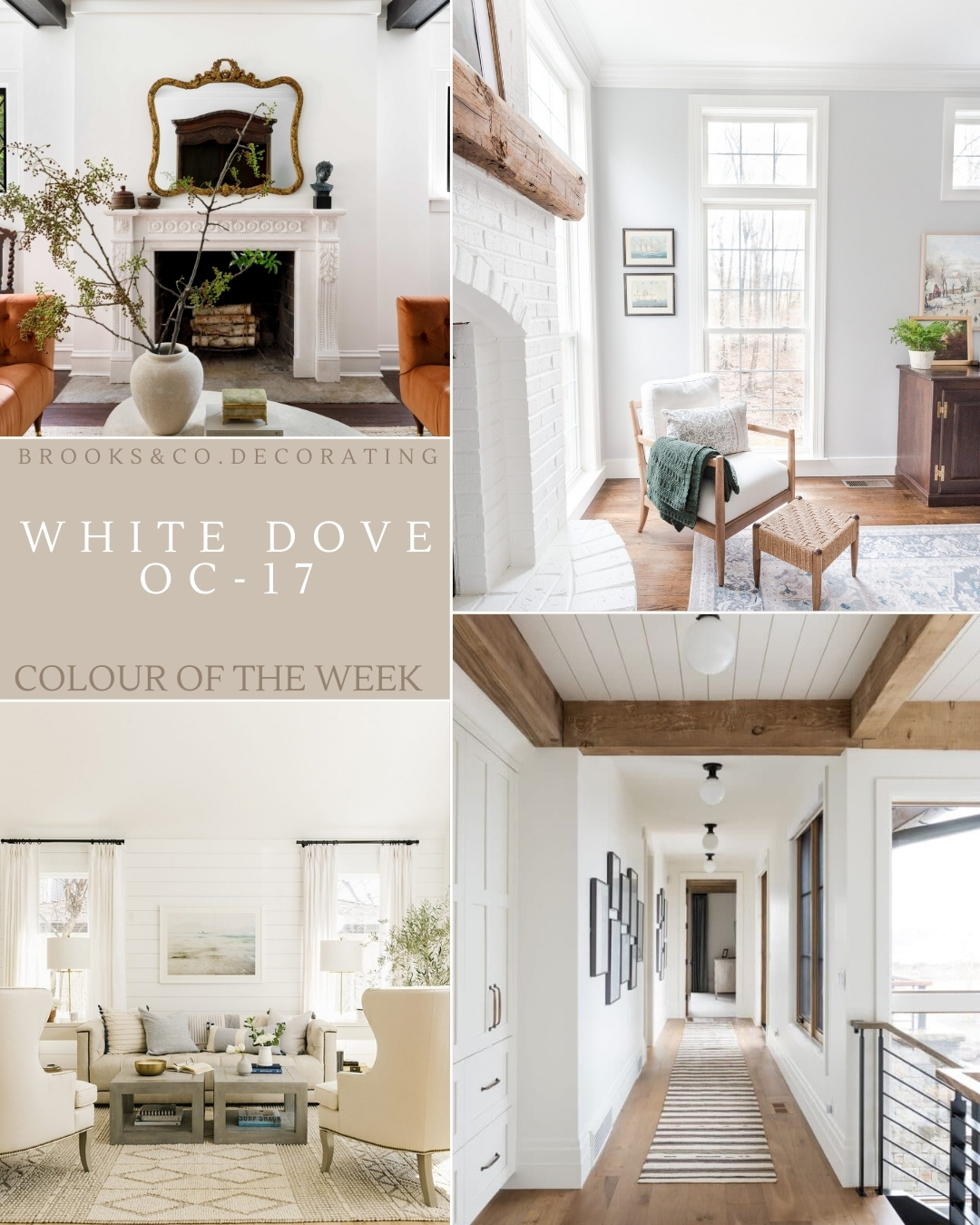Brooks - Colour of the Week: White Dove OC-17 🤍 Soft, warm, and ...