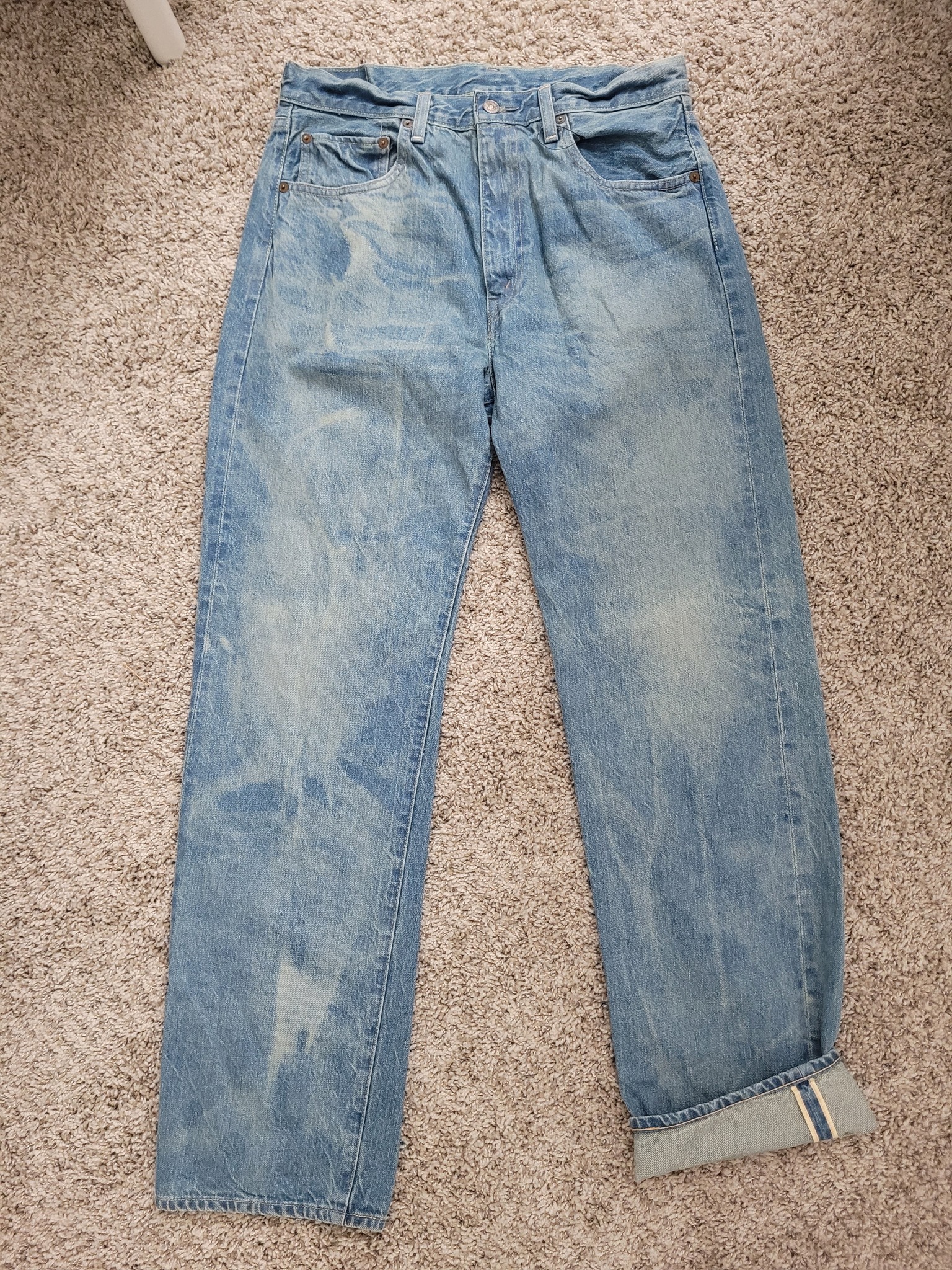 Valuation of 501zxx selvedge jeans made in Japan?