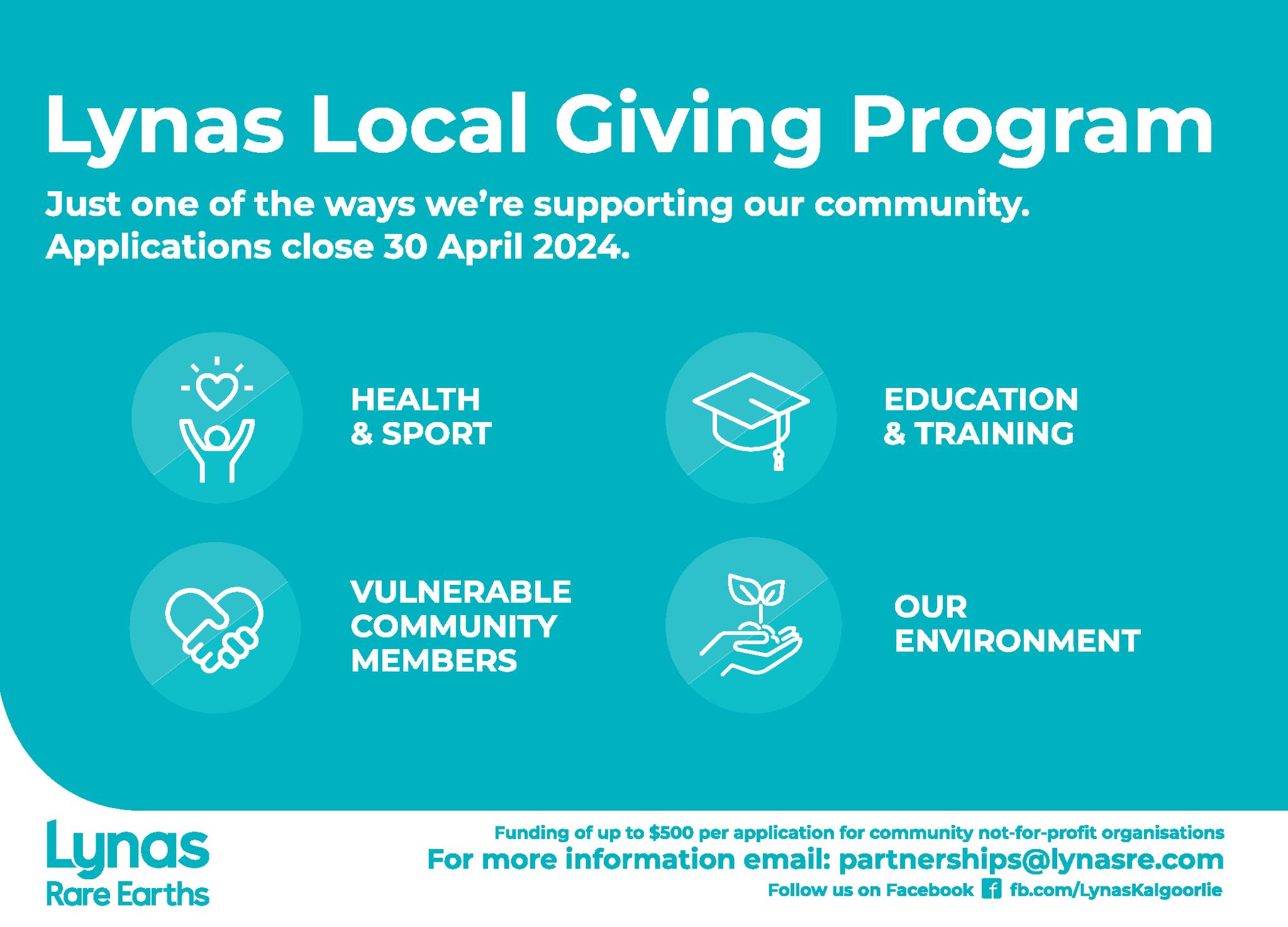 Lynas - Our Lynas Local Giving Program is now OPEN! Lynas Rare Earths ...