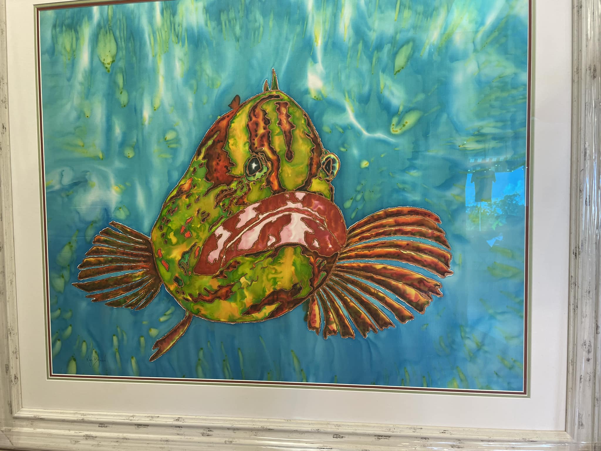 Dunedin Gallery - SOLD‼️”Fearless Grouper” Original by Kim Braun has ...