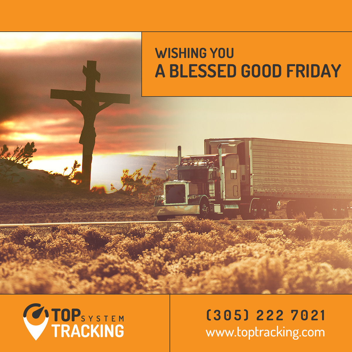 Top - Wishing you a blessed Good Friday from all of us at Top Tracking ...