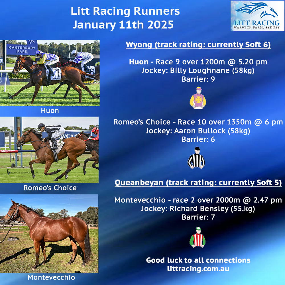 Litt Racing - The team heads to Wyong Race Club and...