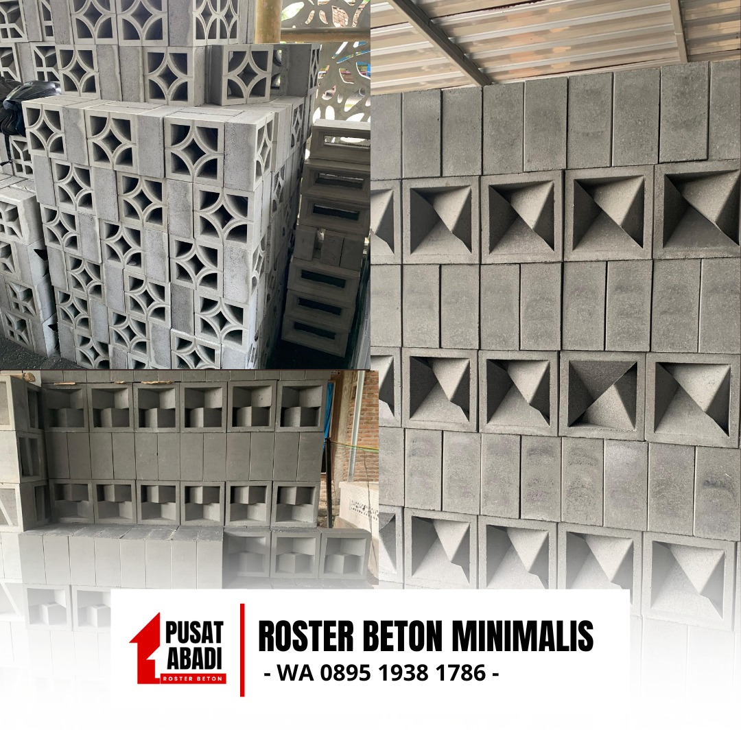 Pusat Roster Beton Minimalis 20x20 di Mojokerto | Mojokerto
