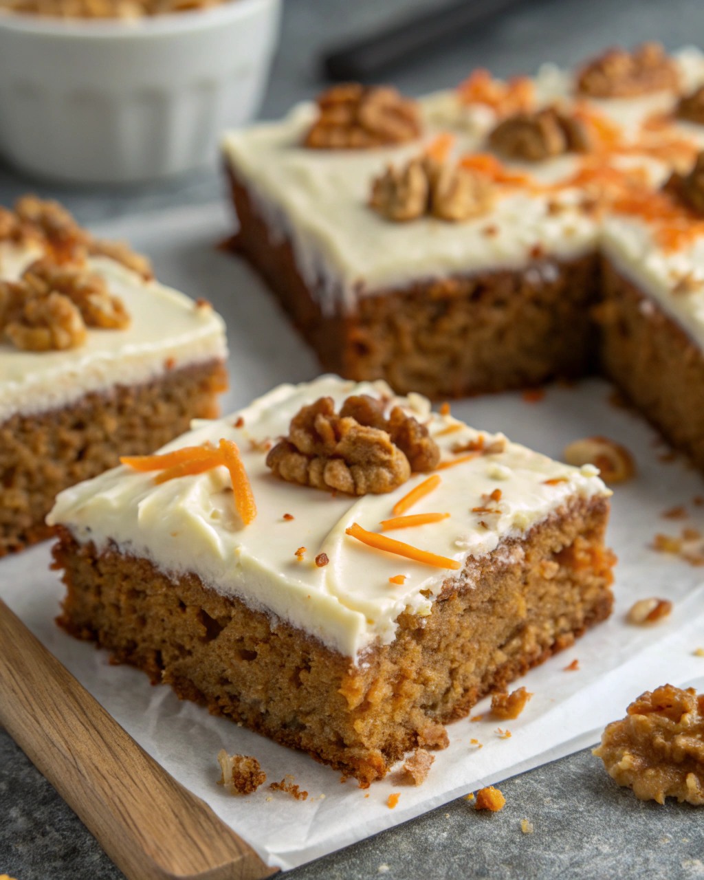 Leaders Recipes - 🥕 Super Moist Carrot Cake Tray Bake with... | Facebook
