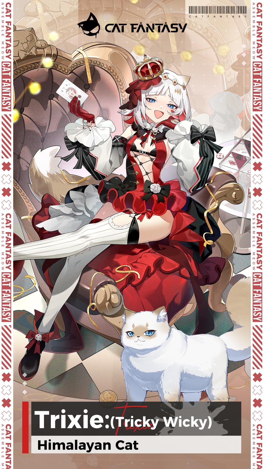 Cat Fantasy 🃏Combatant Preview Trixie Tricky Wicky♥️...