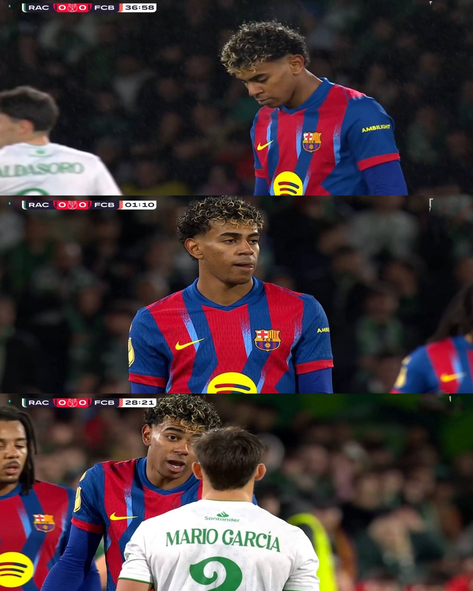 Half Time Fc Barcelona 4-1 Racing