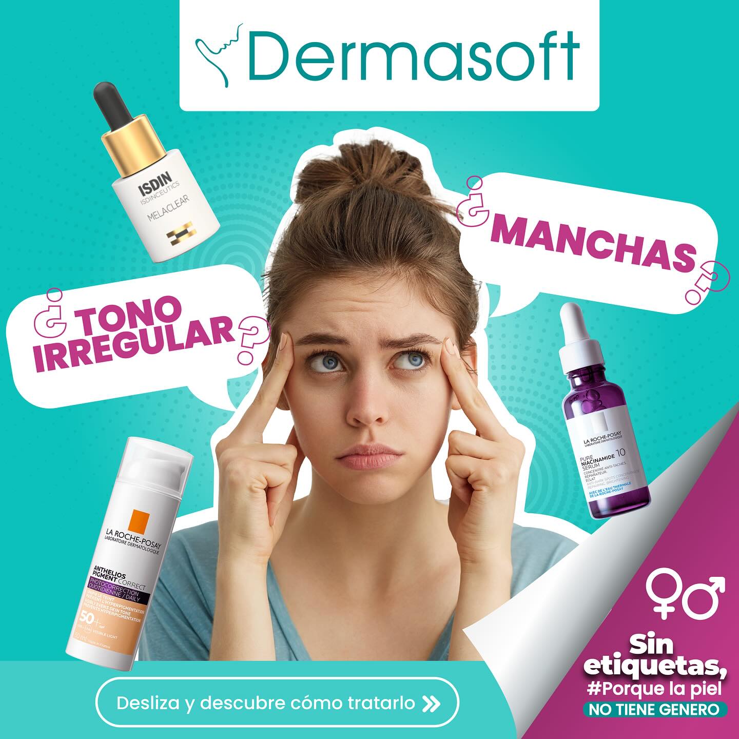 Dermasoft - ¿Manchas? Despídete de ellas 👋🏻 Dale la... | Facebook