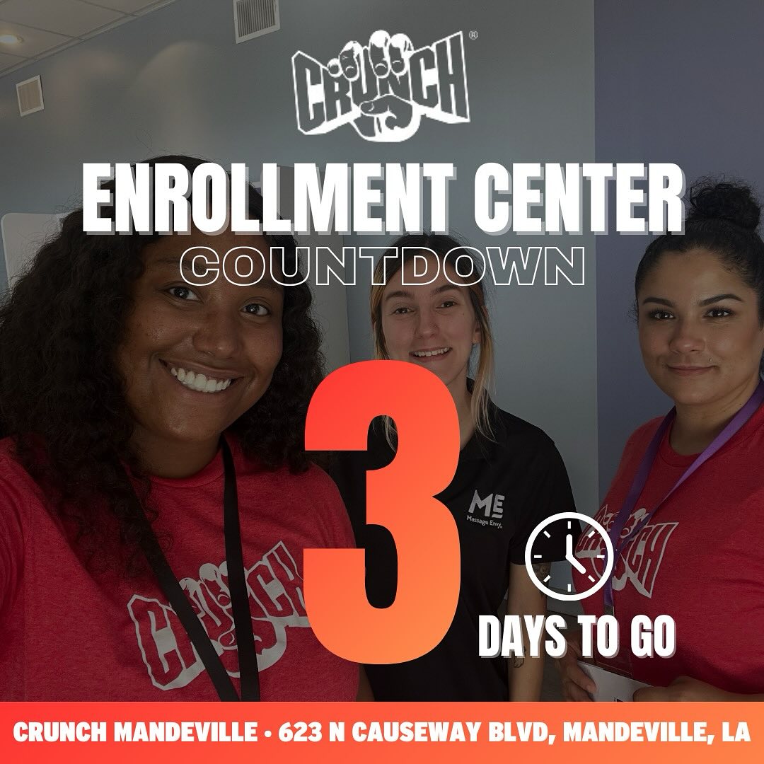 Crunch Fitness - 🚨 Just 3 Days to Go, Crunch Fam! 🚨 The...