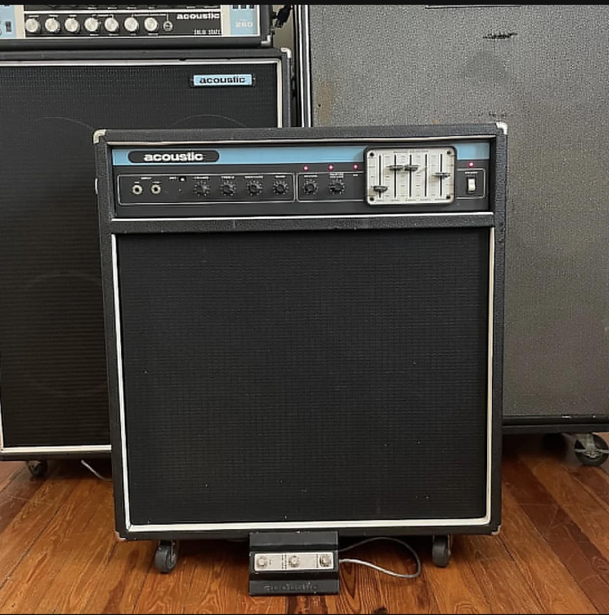 The Acoustic 126 is a vintage bass amplifier known for its 100