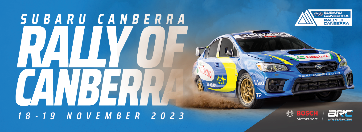 Subaru Canberra Rally of Canberra 2023